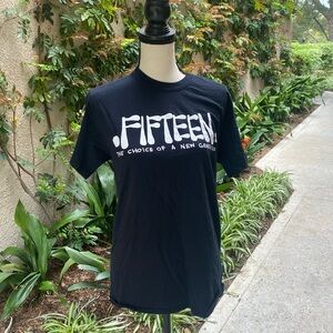 Fifteen punk band shirt Jeff Ott dead broke distro dot com